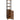 VASAGLE Dulap de depozitare in stil turn, 5 rafturi, compartiment cu usa, 37x30x167cm, maro rustic