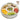 Cutie Alimentara Rotunda Mare 6 Compartimente, Model Rotativ, Bej - Imagine 1