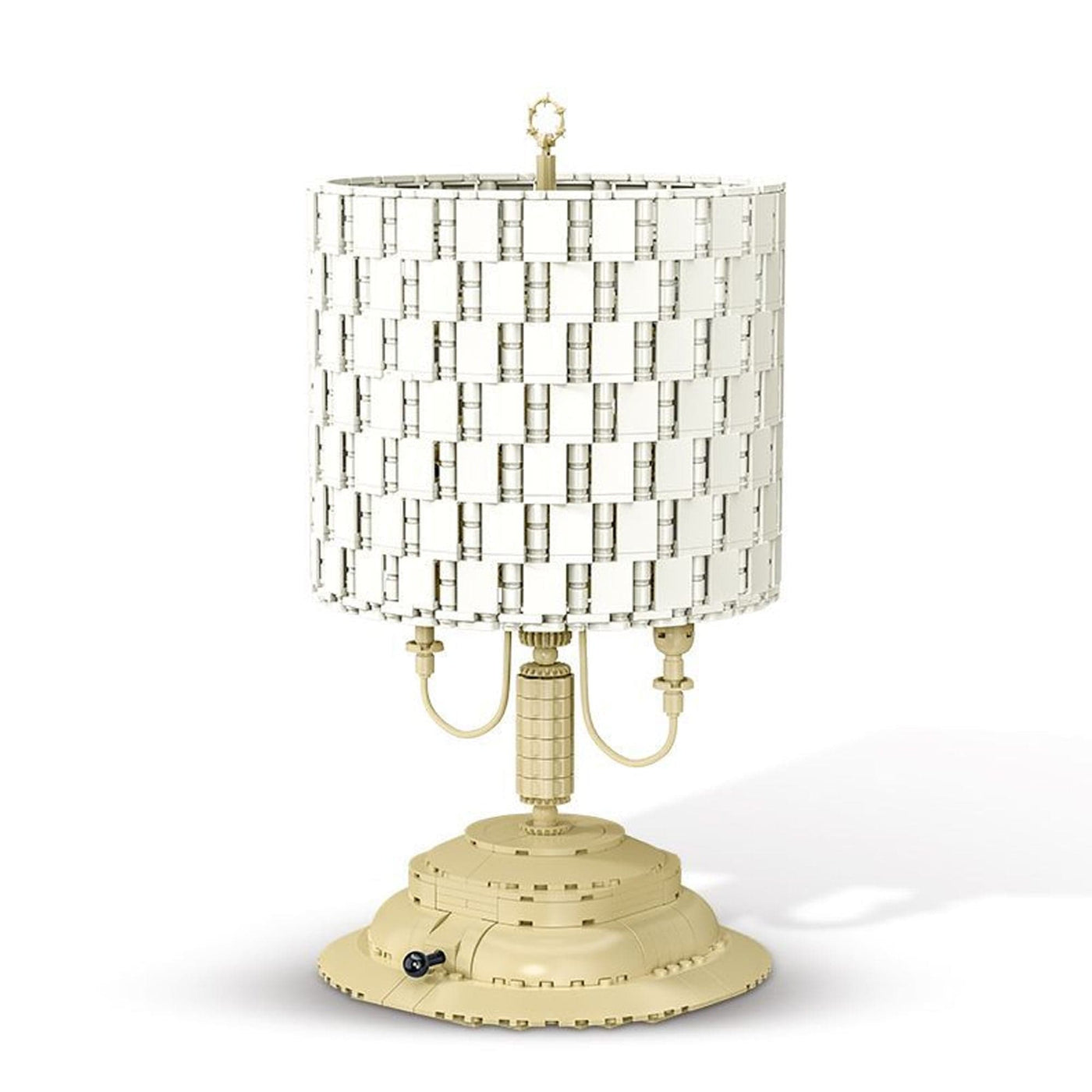 Set De Constructie Lampa Retro Cilindrica DIY Timebox, 1433 Piese ABS - Imagine 1