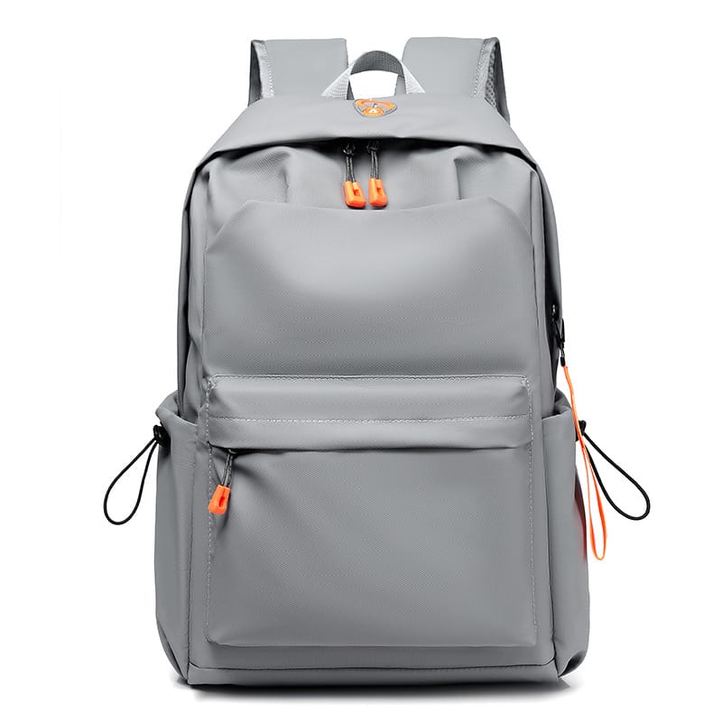 Ghiozdan Timebox, Waterproof, Impermeabil, pana la 16 inch, 3 compartimente, Gri - Imagine 1