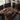 VASAGLE Birou de colt in forma de L, cadru din otel, 149x149x75cm, industrial, maro rustic si negru