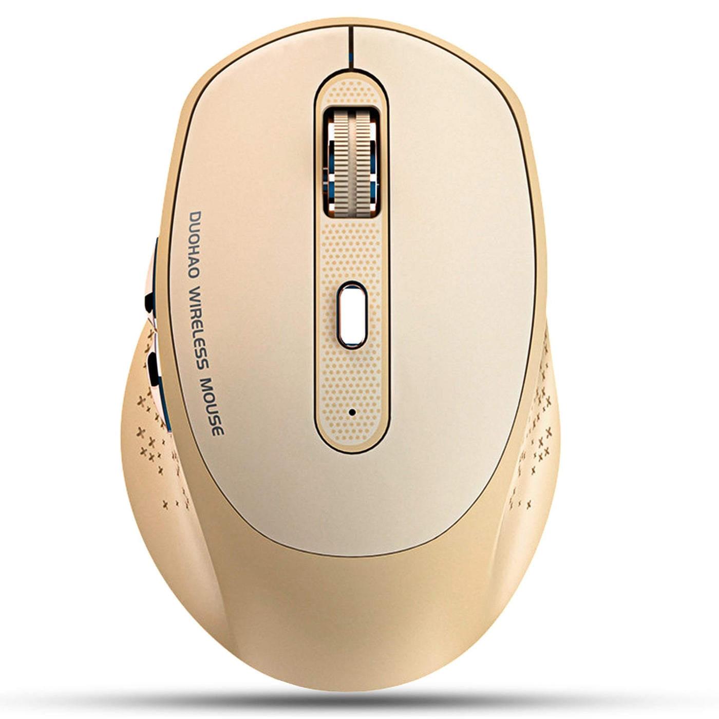 Mouse wireless Timebox, 1600 dpi, Ergonomic, FastCharge USB-C, 4 GHz, Bej - Imagine 1