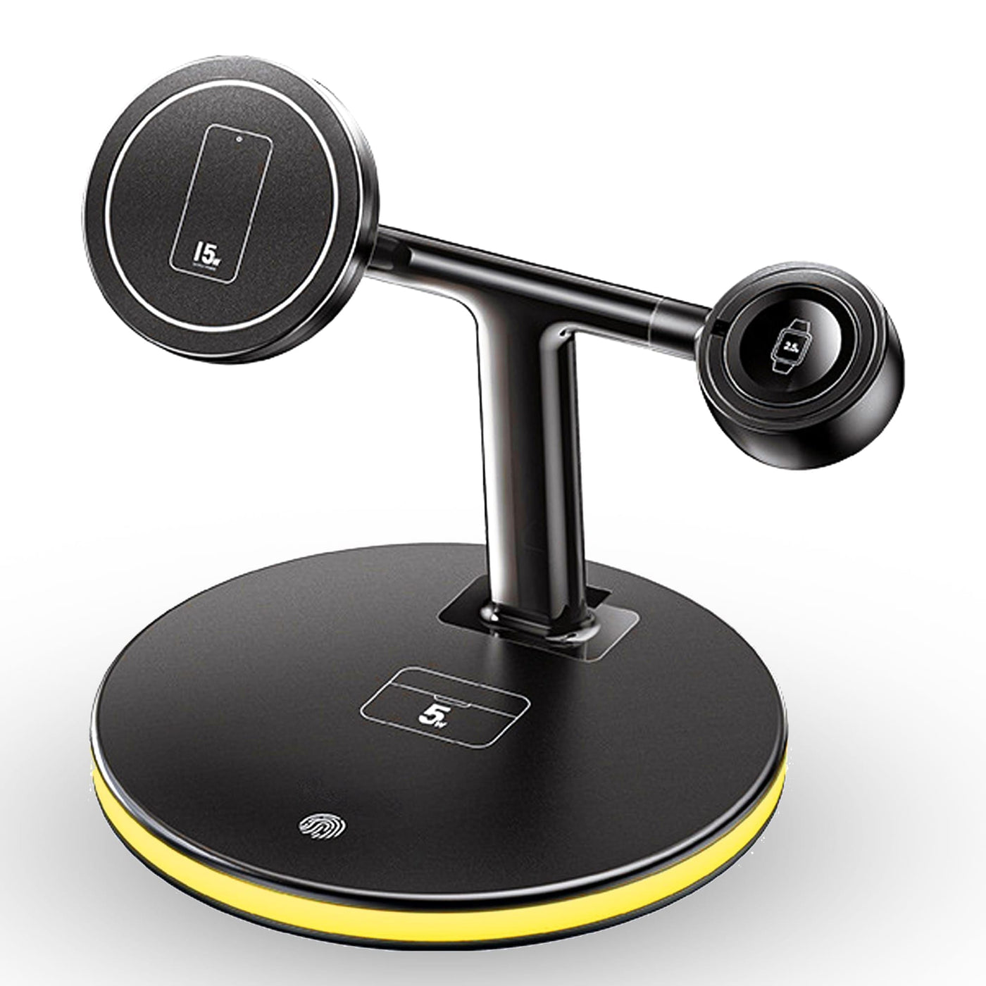 Incarcator Wireless 4 in 1 Timebox, 5W, multifunctional, Fast Charge 22, Samsung - Imagine 1