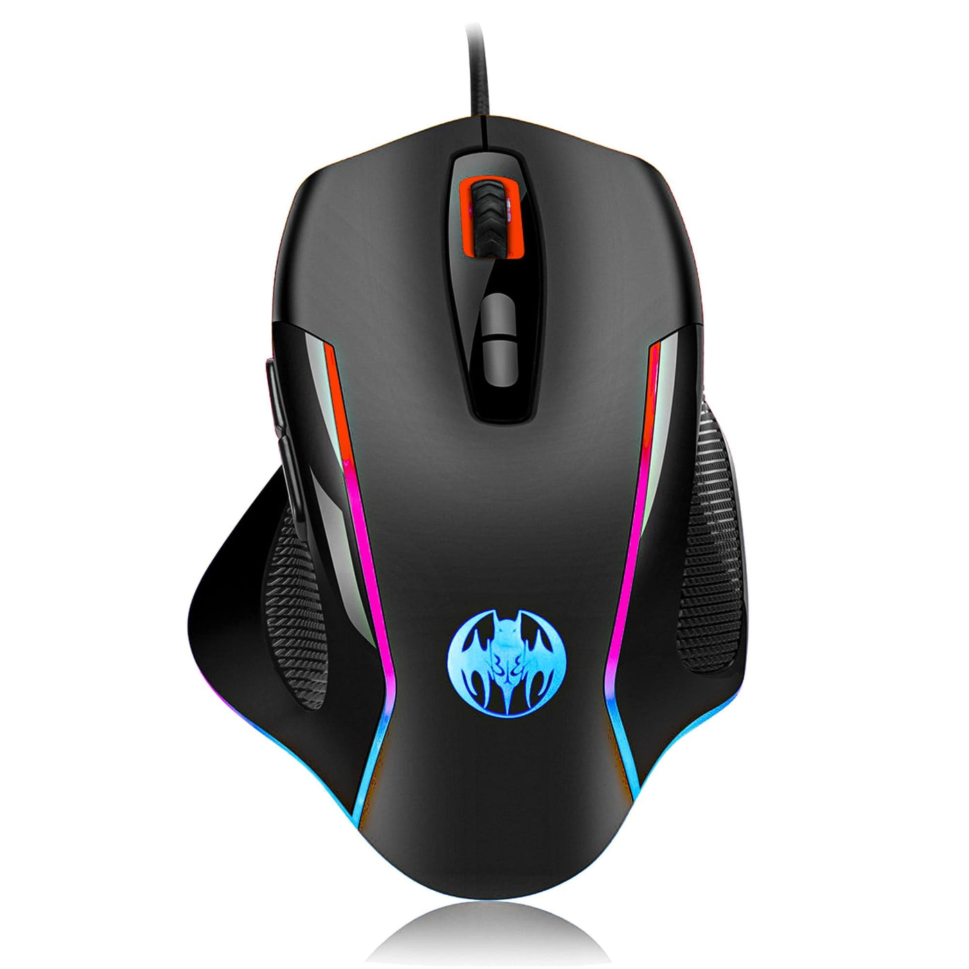 Mouse gaming Jiggler Timebox, RGB, 3 trepte DPI, USB, 4 GHz, RGB Led, Negru - Imagine 1