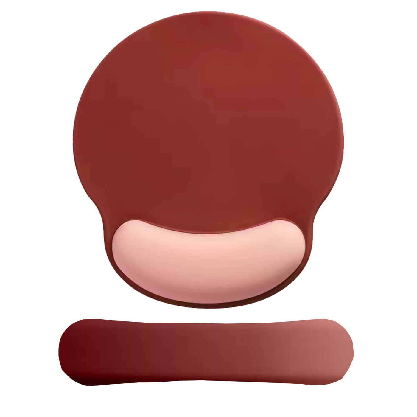 Mousepad ergonomic cu Spuma cu Memorie pentru, Rosu - Imagine 1