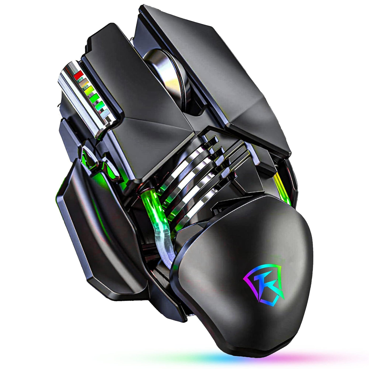 Mouse gaming wireless Timebox, 3200 DPI, FastCharge prin Type-C, USB, Negru - Imagine 1
