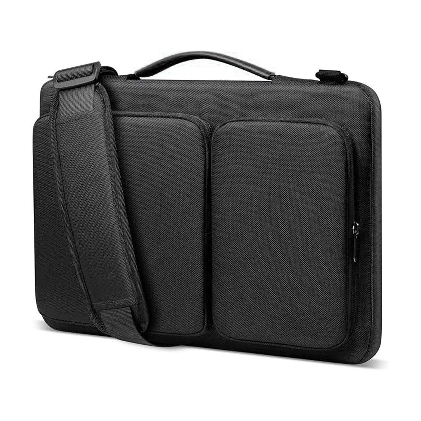 Geanta Laptop/Ipad portabila Timebox, 13'', 14'', 15'', 16", 17'' inch, Negru - Imagine 1