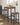 VASAGLE Set masa si scaune de bar, masa 60x60x90cm si 2 scaune 30x40x65cm, stil industrial, maro rustic