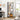 VASAGLE Biblioteca cu cadru otel si 6 polite, stil industrial, 66x30x186cm, maro rustic si negru