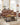 VASAGLE Masuta de cafea, cu cadru metalic, raft de depozitare, pentru living, 45x106x60cm, stil industrial, maro rustic