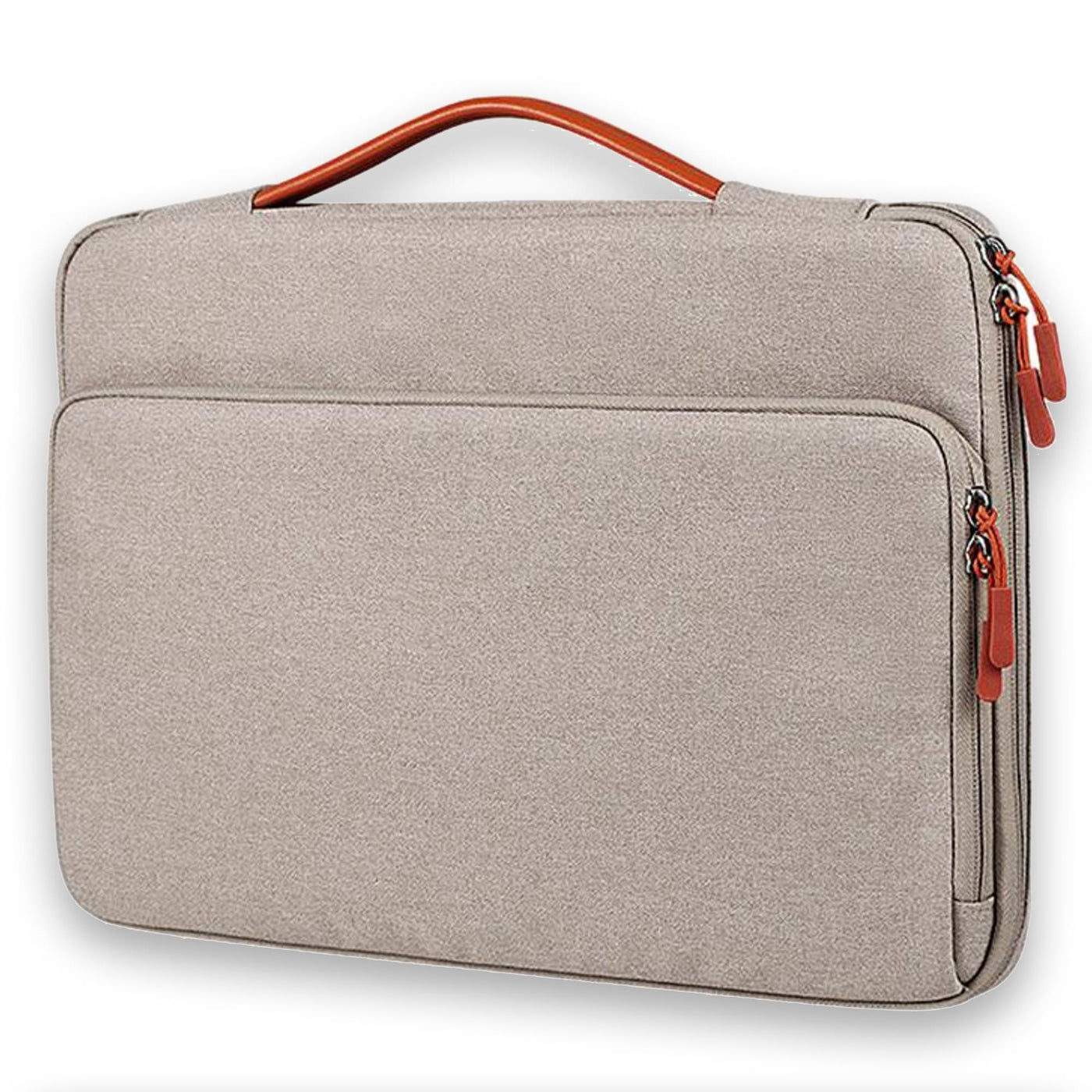 Geanta laptop portabila, 13'', 14'', 15'', 16'' inch, ultrabook, Bej - Imagine 1