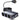 Adaptor priza Timebox, incarcator auto 7 in 1 multiplicator 128W, 3x soclu auto, 3 x USB, Q.C 3.0, 1 x USB-C, afisaj display voltaj, Negru