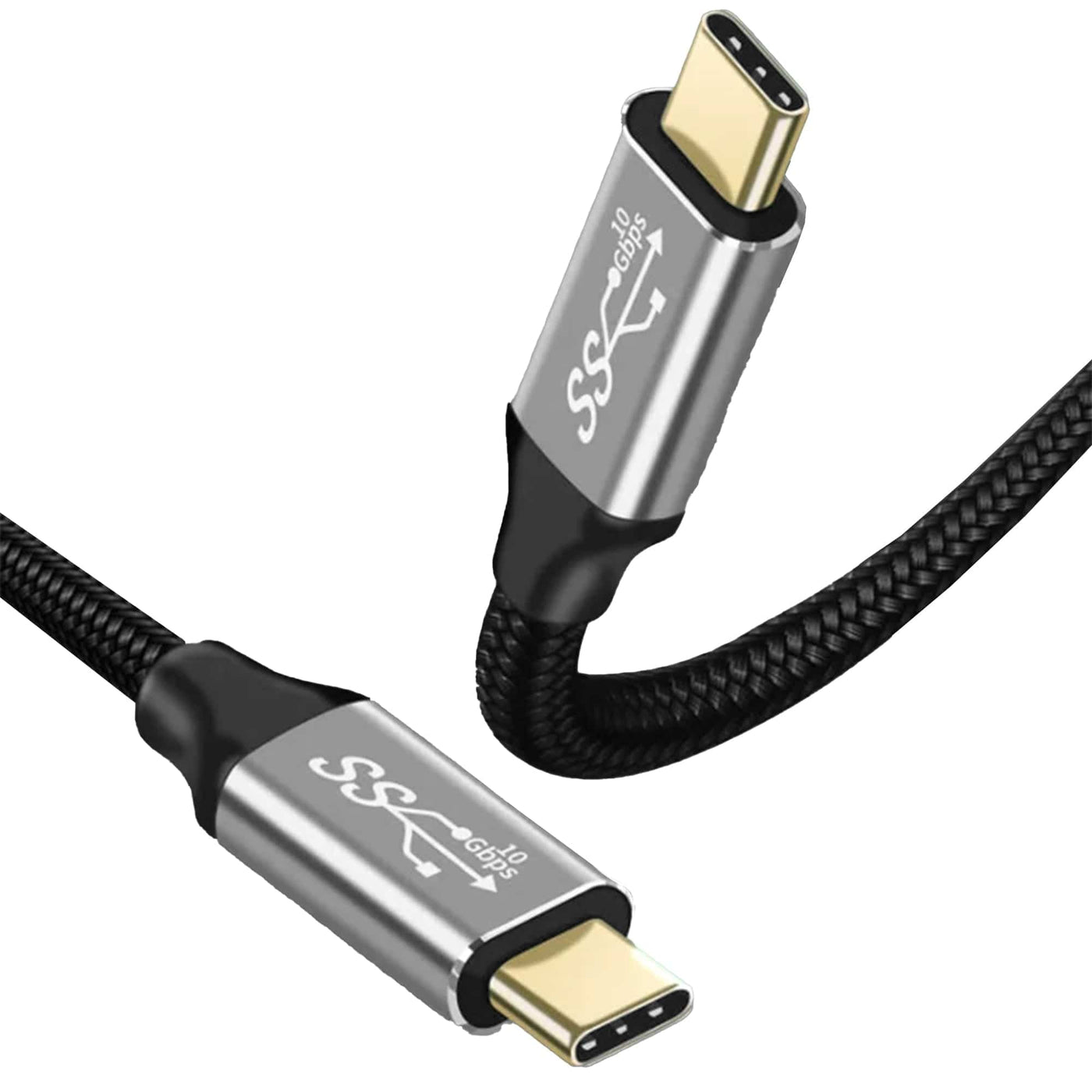 Cablu de date si Incarcare Rapida Timebox, Type-C la Type-C, 100W, 2m, USB3 - Imagine 1