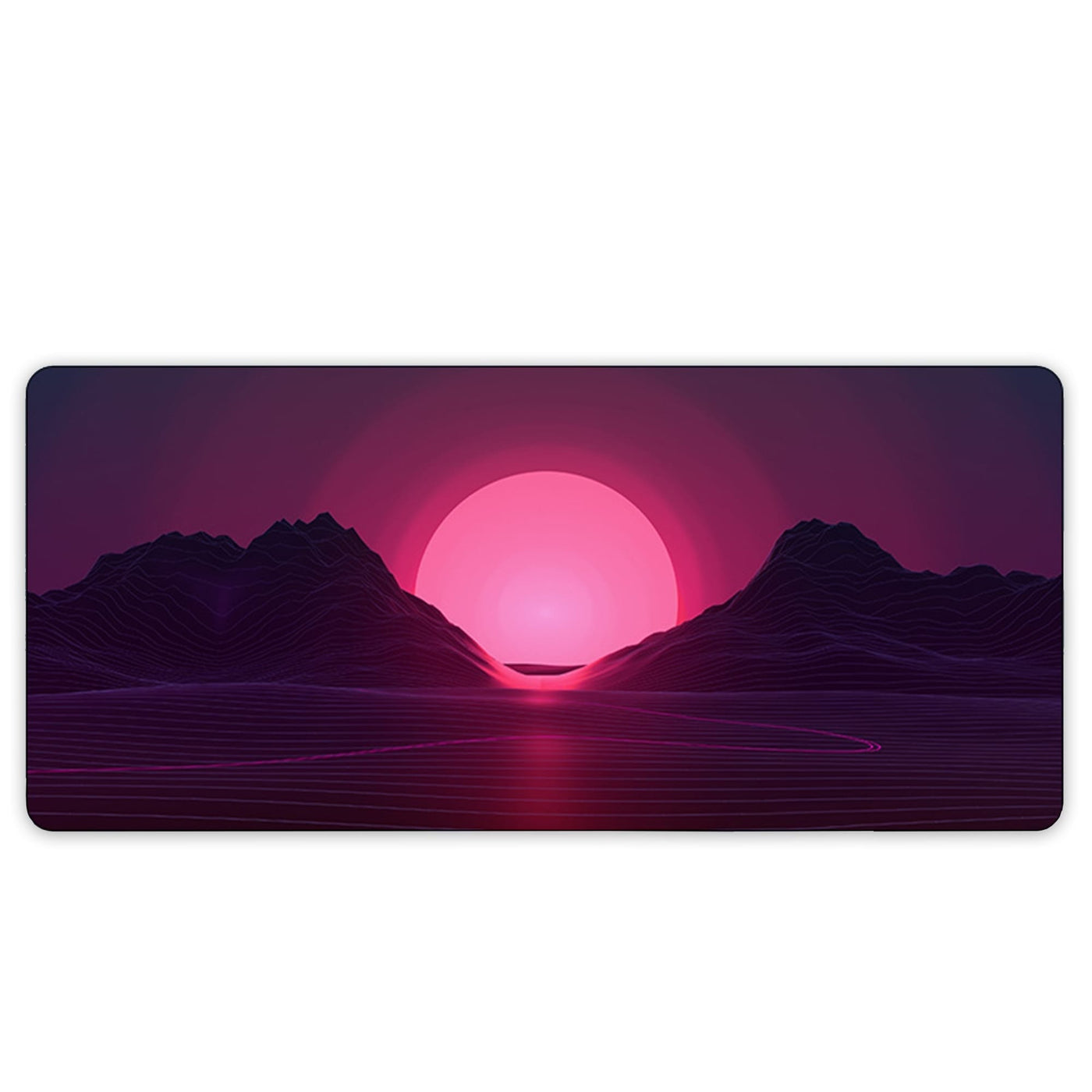 Mousepad gaming XXL Timebox, 80 x 40 cm, impermeabil, office, Multicolor - Imagine 1