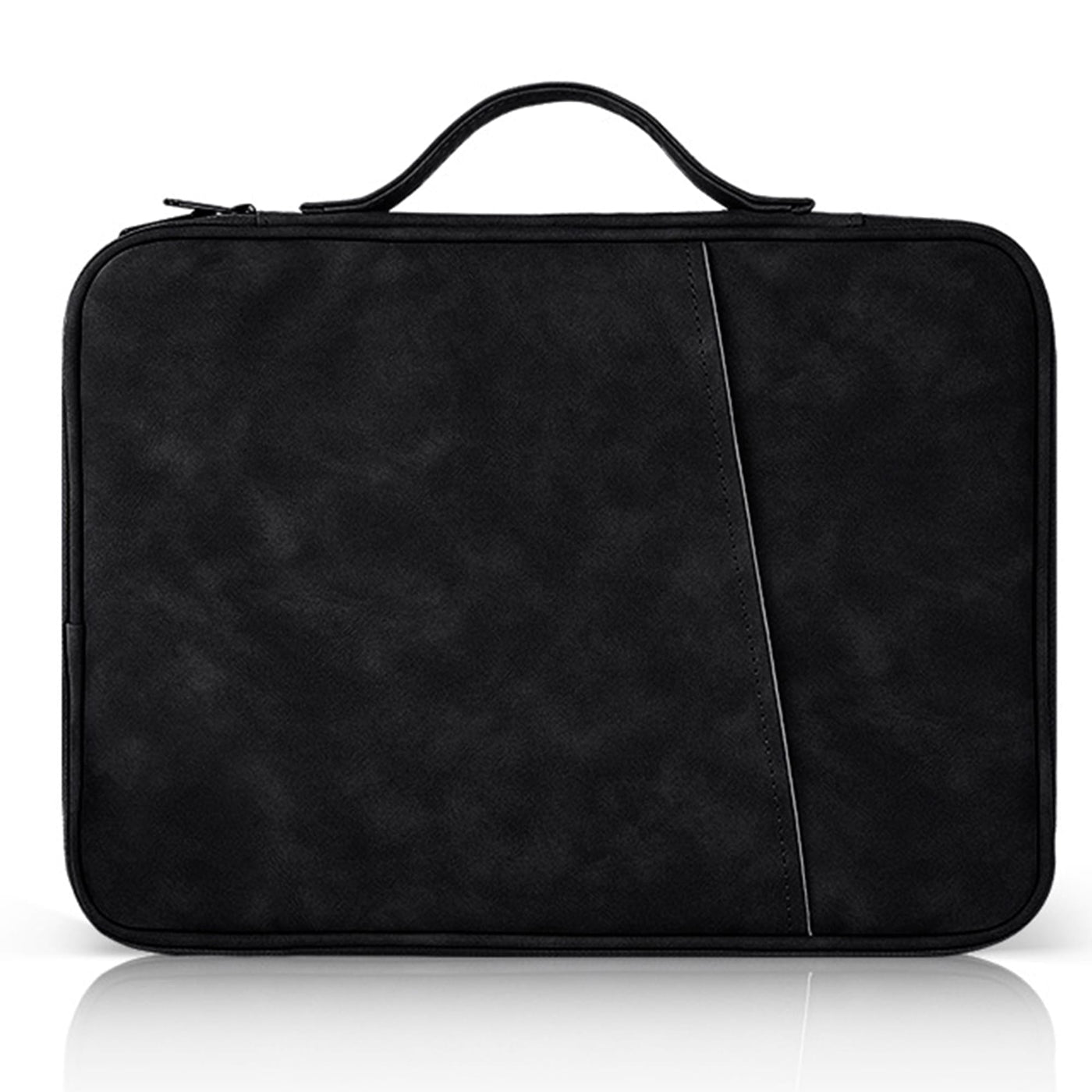 Geanta laptop portabila Timebox, 12'', 13'', 14''' inch, ultrabook, Negru - Imagine 1