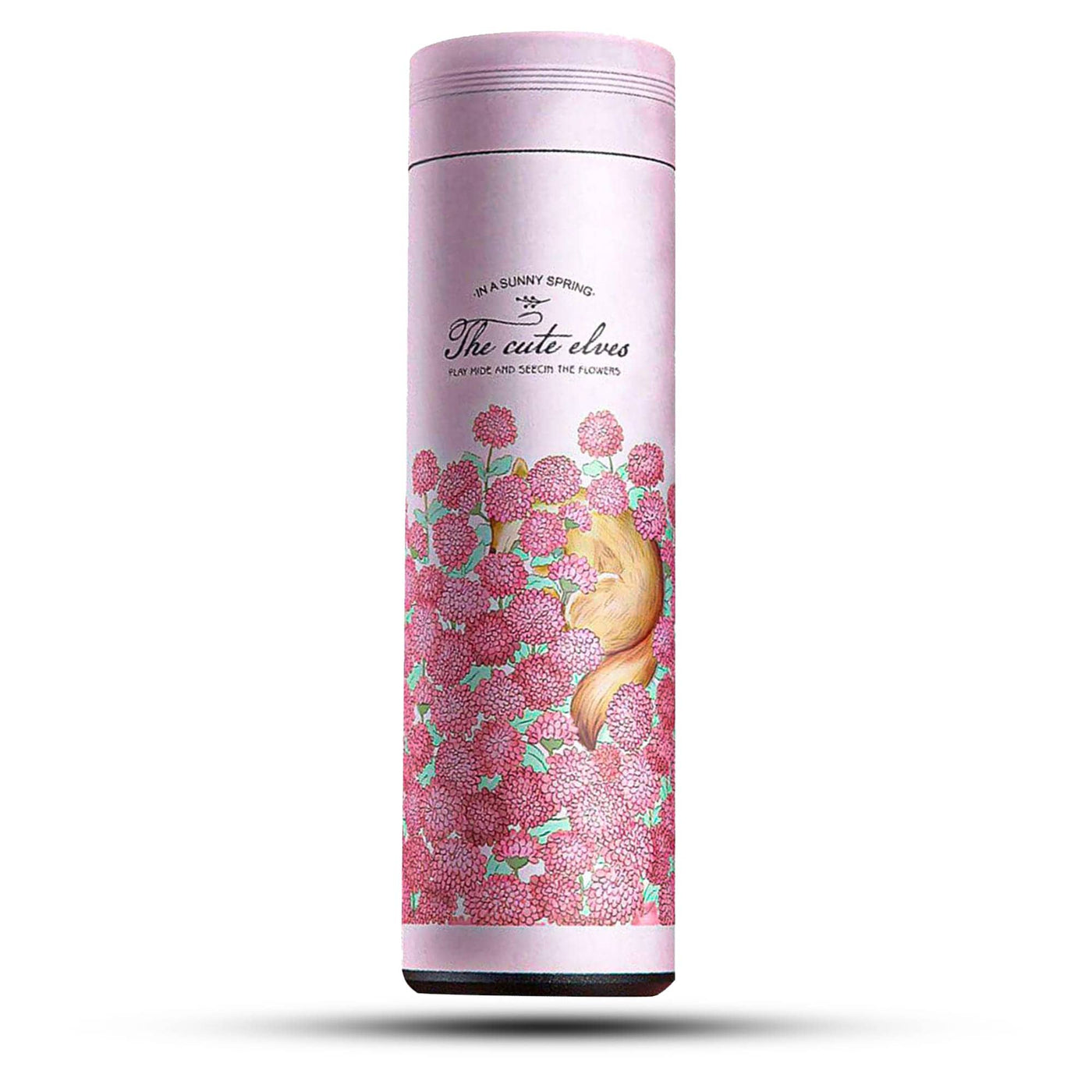 Cana termos Timebox, perete dublu izolat, 450ml, Roz - Imagine 1