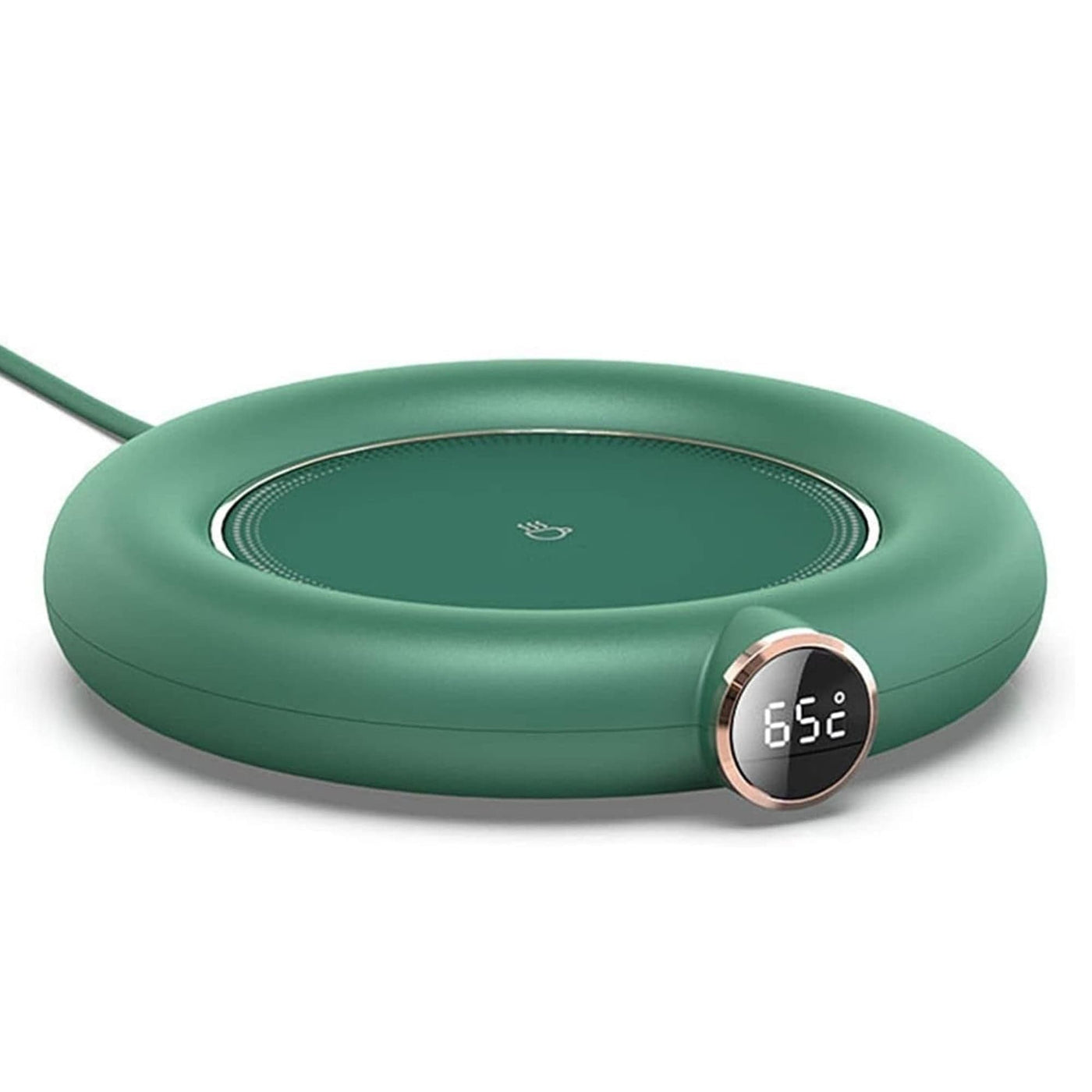 Incalzitor inteligent pentru cana Timebox, cu USB, pana la 75°C, 3 trepte, Verde - Imagine 1