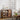 VASAGLE Dulap de depozitare tip bufet, cu 3 usi, stil industrial, 110x33x75cm, maro rustic si negru