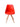 Scaun living Nordby, rosu