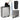 SONGMICS Cos de gunoi din inox cu 2 compartimente colectare selectiva, cu galeti interioare, 2x30litri, argintiu