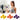 SONGMICS Set de 6 gantere hexagonale cu suport, 2x1kg 2×1.5kg 2x2kg, multicolor