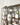 VASAGLE Biblioteca cu forma geometrica, pe 6 nivele, stil industrial, 30x80x180cm, maro rustic si negru