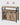 VASAGLE Comoda pentru living sau bucatarie, cu 2 usi glisante, rafturi reglabile, stil rustic, 33x100x80 cm, maro