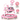 Premergator Bebe Timebox cu Maner Adult, Muzica, Roz