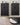 SONGMICS Dulap de birou multifunctional, din otel, 2 usi cu incuietoare, 40x60x90 cm, negru