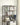 VASAGLE Biblioteca cu forma geometrica, pe 6 nivele, stil industrial, 30x80x180cm, maro rustic si negru