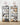 VASAGLE Biblioteca cu forma geometrica, pe 6 nivele, stil industrial, 30x80x180cm, maro rustic si negru