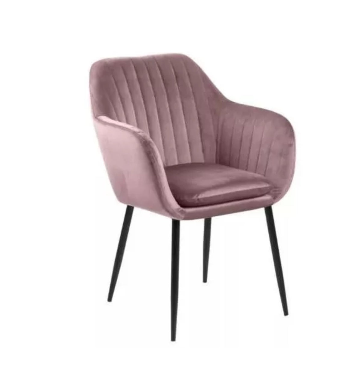 Scaun living Tida, roz, 58x56x86 cm