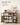 VASAGLE Dulap bucatarie cu 3 usi, rafturi reglabile, cadru metalic, stil industrial, 100x35x75 cm, maro