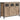VASAGLE Dulap bucatarie cu 3 usi, rafturi reglabile, cadru metalic, stil industrial, 100x35x75 cm, maro