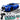 Masina cu telecomanda RC Timebox, 20km/h, 1:16, Drift car, lumini LED, Albastru
