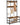 VASAGLE Cuier hol cu 12 carlige si banca pantofi, cadru metalic, stil industrial, 100x40x186 cm, maro rustic