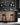 VASAGLE Set 2 scaune bar EKHO, tapiterie PU, cadru metalic, 50x50x63 cm, negru