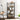 VASAGLE Biblioteca cu 4 rafturi, cadru metalic, stil industrial, 74x30x155 cm, maro rustic