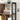 VASAGLE Biblioteca cu 4 rafturi, cadru metalic, stil industrial, 74x30x155 cm, maro rustic