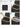 SONGMICS Cos de rufe textil, pliabil, compartiment detasabil, 90L, 42x32x71 cm, negru