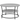VASAGLE Masuta de cafea rotunda cu raft, 80x80x47 cm, cadru metalic, stil industrial, gri beton si negru