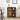 VASAGLE Comoda depozitare cu usa glisanta tip hambar, 70x30x80 cm, maro rustic