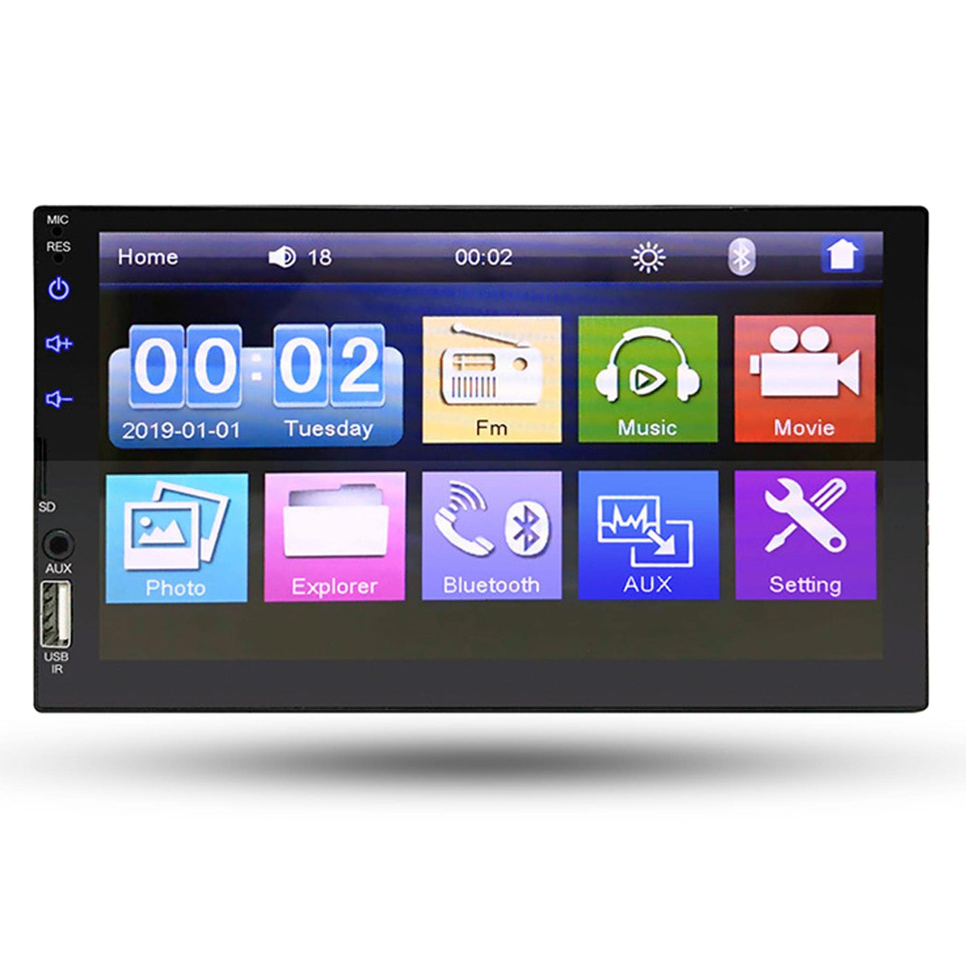 Sistem Multimedia Auto GPS Timebox, cu Ecran Tactil HD 7 inch - Imagine 1