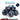 Masina cu telecomanda RC Timebox, 1:16, 4x4, Monster Truck, Negru/Albastru - Imagine 4