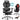 Scaun Gaming Ergonomic Reclinabil cu Plasa Respirabila, Cilindru Clasa 4, Negru