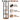 Biblioteca de colt cu 5 etaje, cadru metalic, stil industrial, 30x30x160 cm, maro rustic
