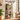 Biblioteca tip scara, cadru otel cu 4 polite din MDF, stil industrial, 56x34x138cm, maro rustic