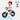 Bicicleta de echilibru Timebox, Fara pedale, LED, Sa reglabila, Alb