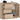 Comoda cu 3 sertare si dulap cu raft, PAL laminat, 80x35x77 cm, stejar sonoma