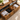 Comoda TV cu 2 sertare si 2 rafturi, cadru metalic, stil industrial, 120x40x50 cm, maro rustic